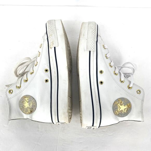 Converse Chuck Taylor All Star Lift Platform High Top Sidezip Sneakers Women's 8 - Picture 4 of 8